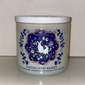 Bath & Body Works Easter Candy Basket Scented Candle 3 Wick NEW